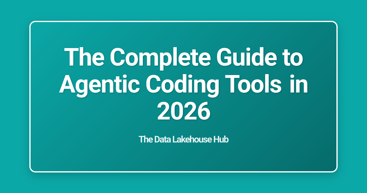 The Complete Guide to Agentic Coding Tools in 2026